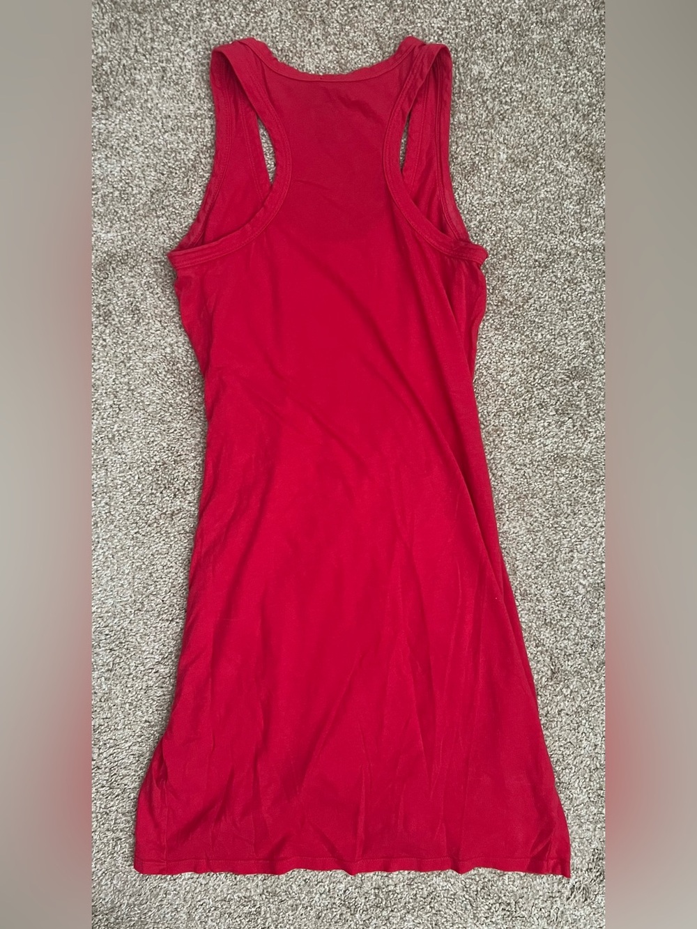 Bobi Red Racerback Tank Dress w Ruched Side
Size Small - Picture 2 of 5